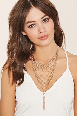 Forever21 Sunburst Statement Necklace