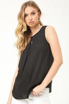 Forever21 Keyhole Overlay Top