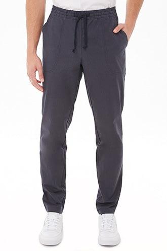 Forever21 Smash Pinstriped Drawstring Pants