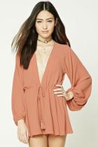 Forever21 Plunging V-neck Romper