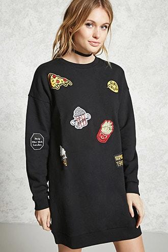 Forever21 Contemporary Sweatshirt Dress