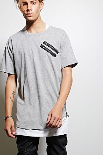 21 Men Men's  Victorious Zippered Tee