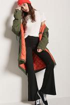 Forever21 Ribbed Knit Flare Pant