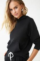 Forever21 French Terry Drop-shoulder Hoodie
