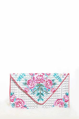 Forever21 Charade Rose Clutch