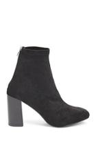 Forever21 Faux Suede Sock Booties