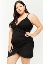 Forever21 Plus Size Ribbed Faux-wrap Dress