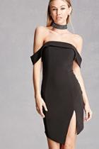 Forever21 Rhinestone Choker Neck Dress