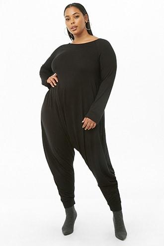 Forever21 Plus Size Relaxed-fit Jumpsuit