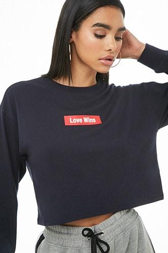 Forever21 Love Wins Graphic Top