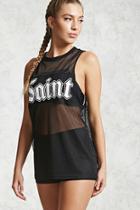 Forever21 Active Saint Graphic Tank Top