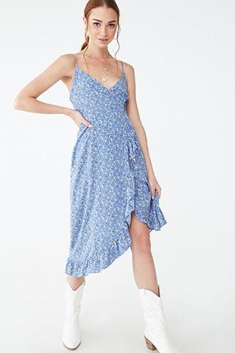 Forever21 Ditsy Floral Midi Dress