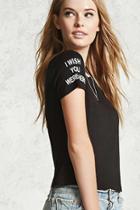 Forever21 Wish You Were Here Graphic Tee