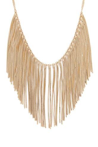 Forever21 Snake Chain Bib Necklace