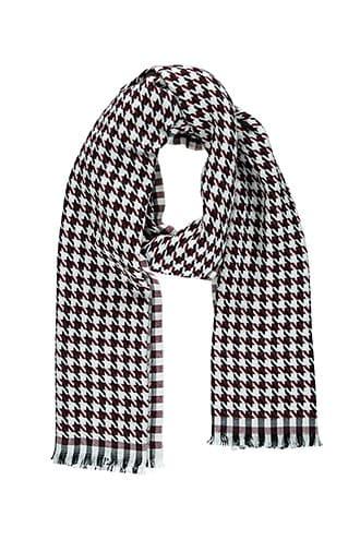 Forever21 Two-tone Houndstooth Scarf