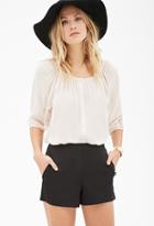 Forever21 Lace-paneled Blouse