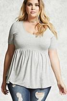 Forever21 Plus Size Babydoll Tee