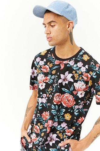 Forever21 Garden Floral Print Tee