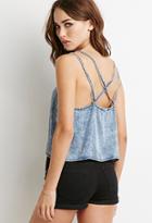 Forever21 Mineral Wash Chambray Cami