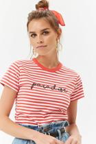 Forever21 Striped Paradise Tee