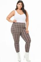Forever21 Plus Size Plaid High-waisted Pants