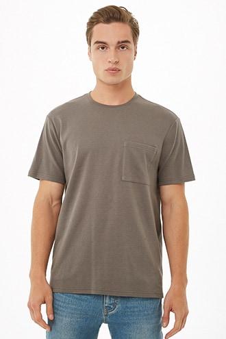 Forever21 Cotton Pocket Tee