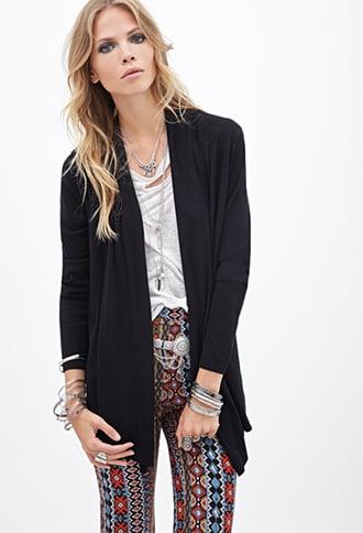 Forever21 Classic Open-front Cardigan