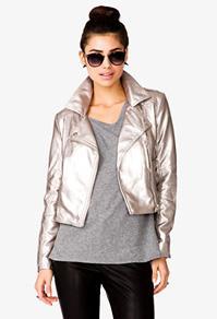 Forever21 Futuristic Moto Jacket