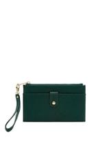 Forever21 Green Faux Leather Wrist Strap Wallet