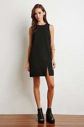 Forever21 Notched-front Shift Dress