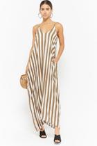 Forever21 Striped Maxi Cami Dress
