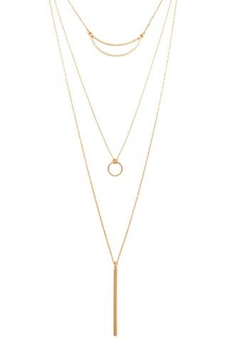 Forever21 Layered Matchstick Necklace