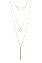 Forever21 Layered Matchstick Necklace
