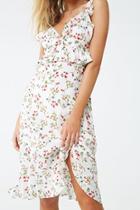 Forever21 Floral Ruffle Midi Dress