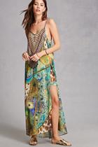 Forever21 Trendology Printed Maxi Dress