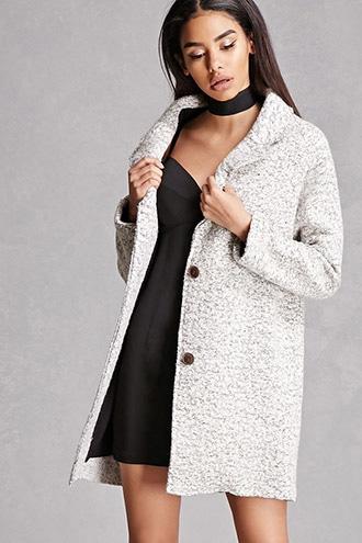 Forever21 Lush Wool-blend Coat
