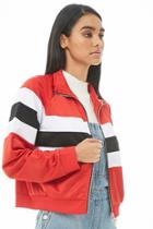 Forever21 Striped Colorblock Track Jacket