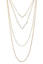 Forever21 V-charm Layered Necklace