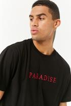 Forever21 Embroidered Paradise Graphic Tee