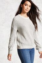 Forever21 Drop-sleeve Crew Sweater