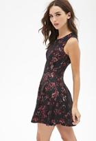 Forever21 Rose Lace Fit & Flare Dress