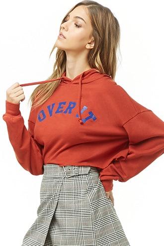 Forever21 Over It Graphic Hoodie