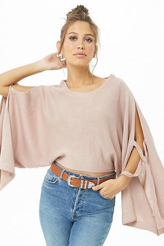 Forever21 Split-sleeve Dolman Top