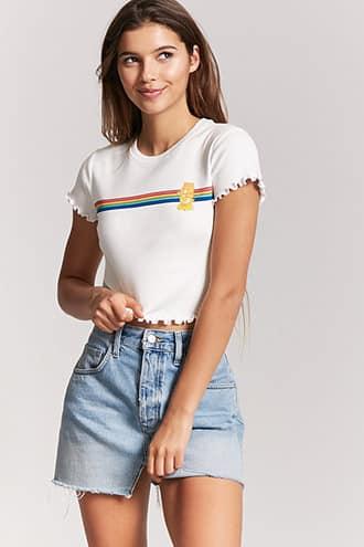 Forever21 Care Bears Graphic Stripe Tee