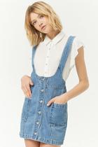 Forever21 Overall Button Mini Dress