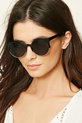 Forever21 Tinted Cat Eye Sunglasses