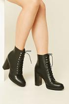 Forever21 Lace-up Ankle Booties