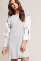 Forever21 Longline Self-tie Sleeve Top