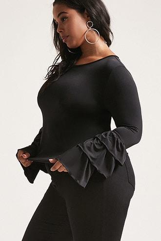 Forever21 Plus Size Tiered Ruffle Top