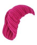 Long Ribbed Knit Beanie